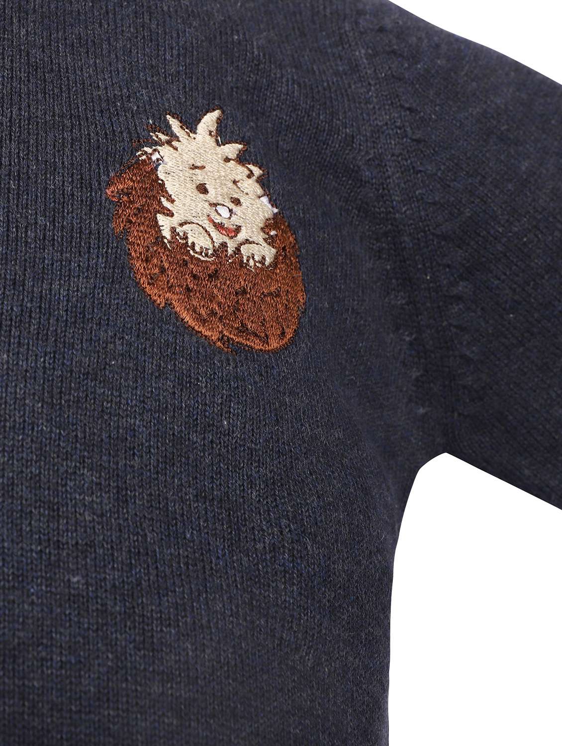 boys solid long sleeve collared sweater - 22179527 -  Standard Image - 3