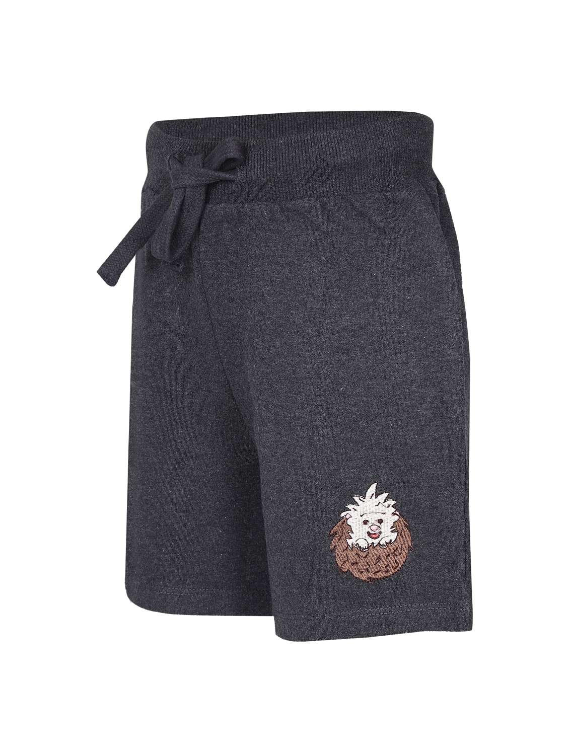 boys solid mid rise regular fit shorts  - 22179544 -  Standard Image - 3