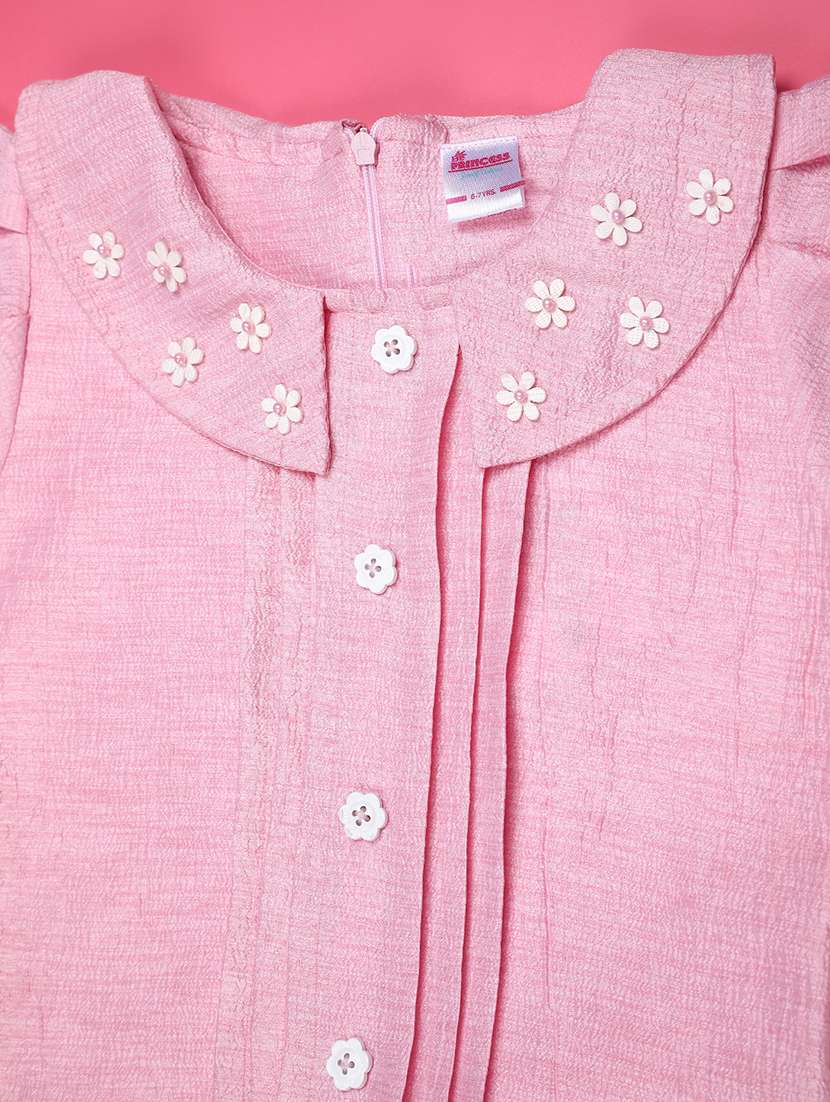 pink polyester full length sets coords set - 22179559 -  Standard Image - 3