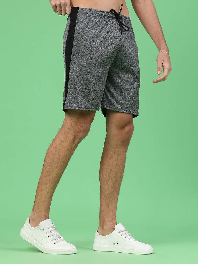 men side taped mid rise regular fit shorts - 22179613 -  Standard Image - 3