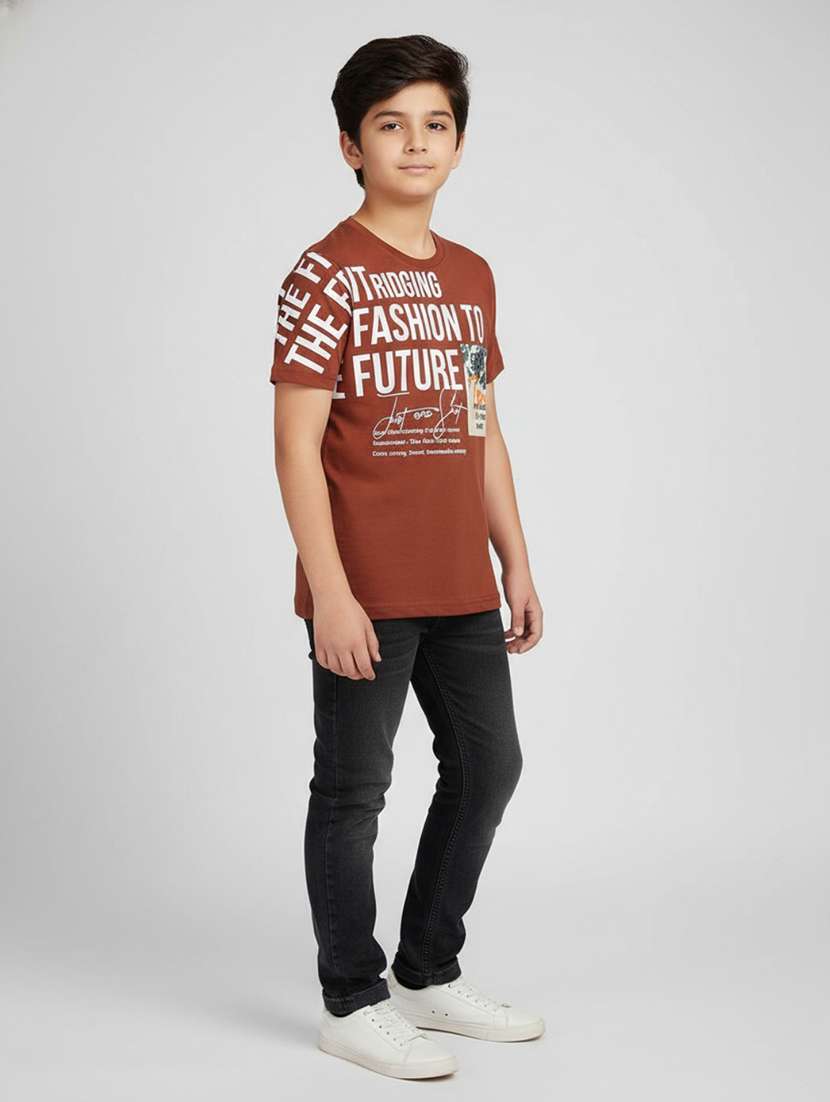 boys printed short sleeve t-shirt