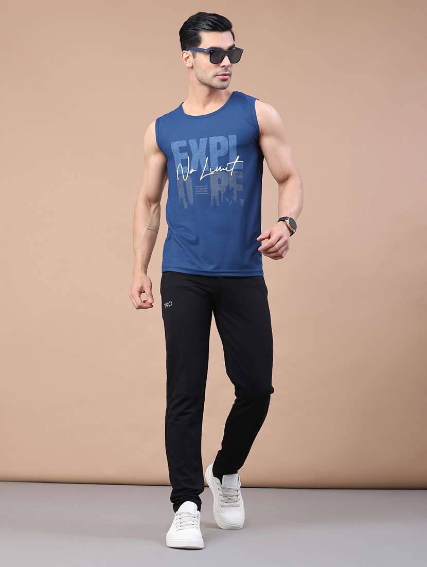 men typographic sleeveless vest - 22179723 -  Standard Image - 5