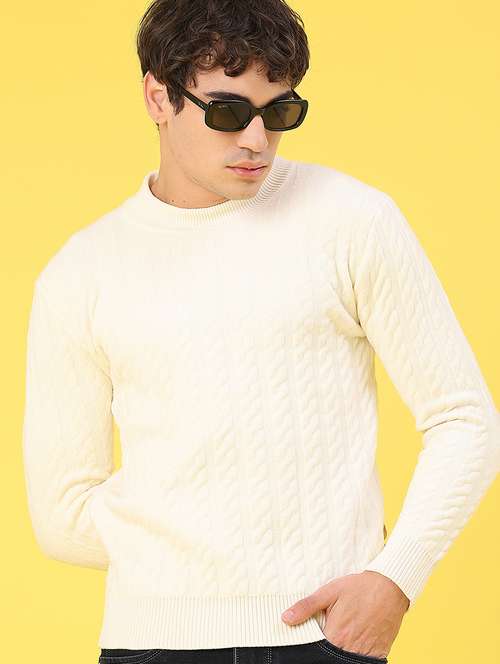 men self design long sleeve regular fit pullover  - 22179753 -  Standard Image - 0