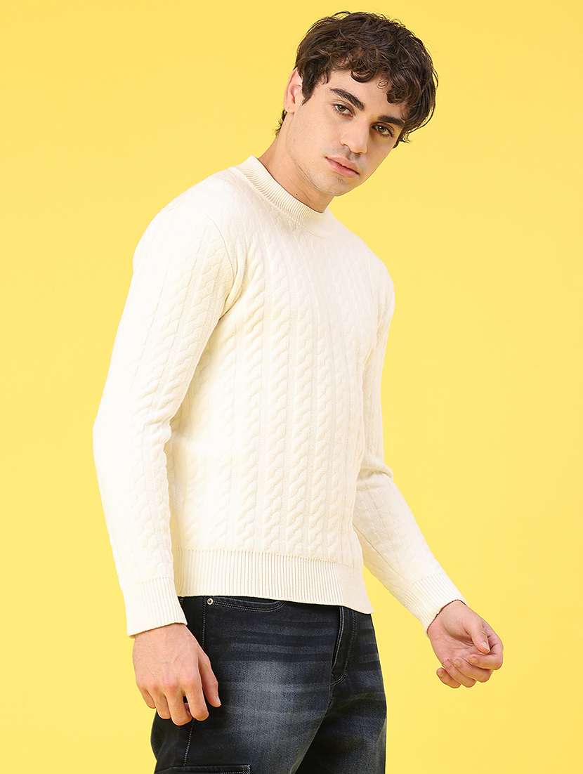 men self design long sleeve regular fit pullover  - 22179753 -  Standard Image - 3