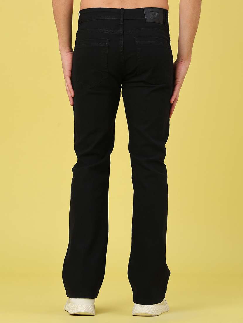 men solid mid rise bootcut jeans  - 22179852 -  Standard Image - 3
