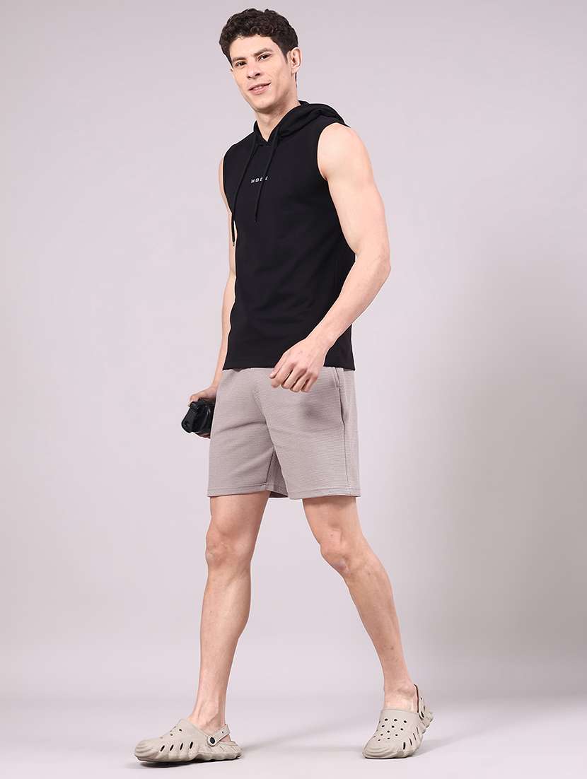 men typographic sleeveless slim fit t-shirt - 22179890 -  Standard Image - 3
