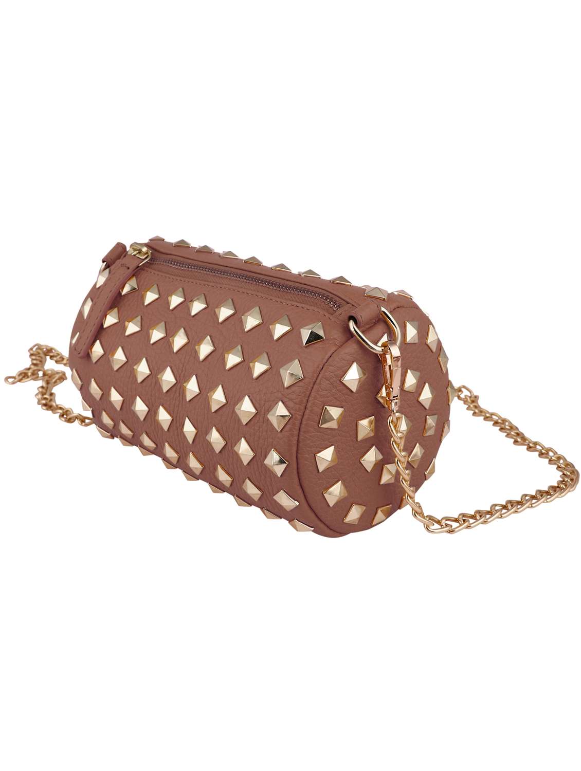 girls leather studded sling bag - 22179902 -  Standard Image - 3