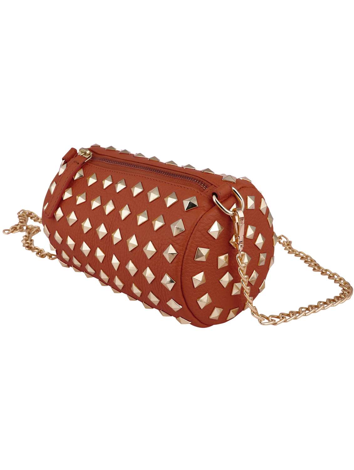 girls leather studded sling bag - 22179903 -  Standard Image - 3