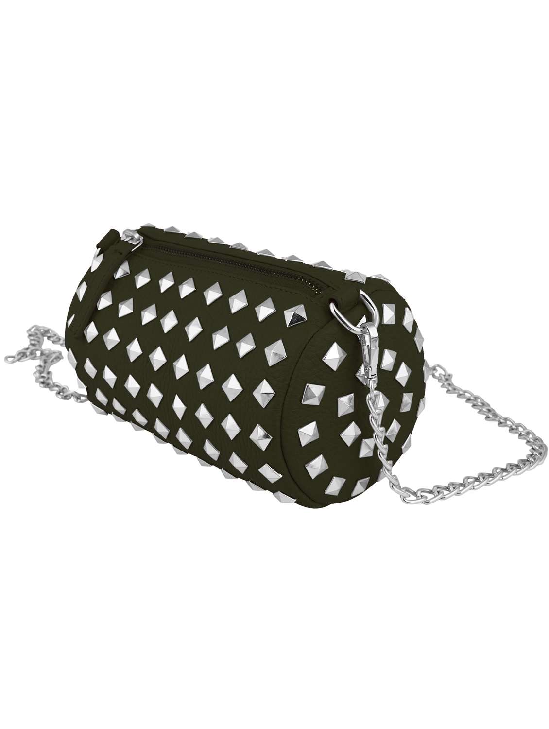 girls leather studded sling bag - 22179906 -  Standard Image - 3