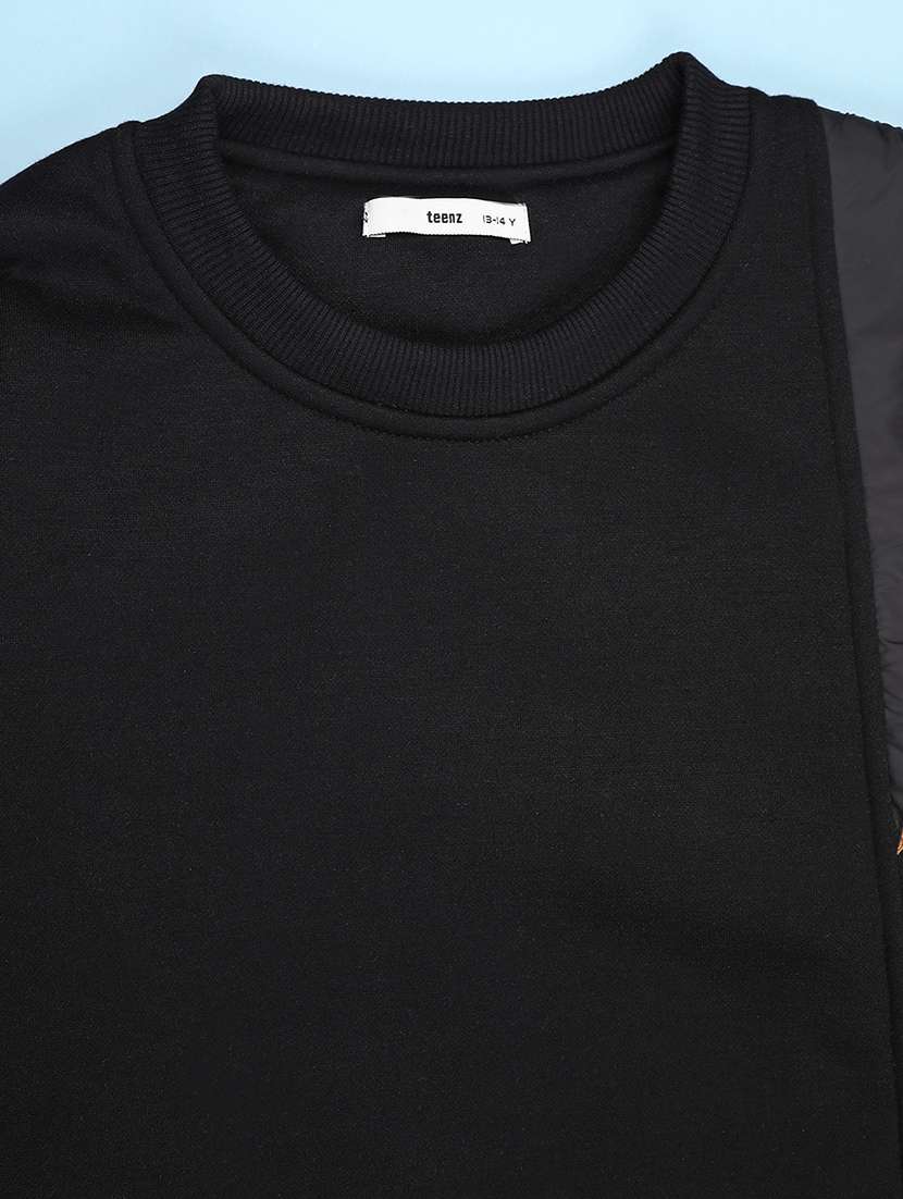 boys solid long sleeve sweatshirt - 22179912 -  Standard Image - 3