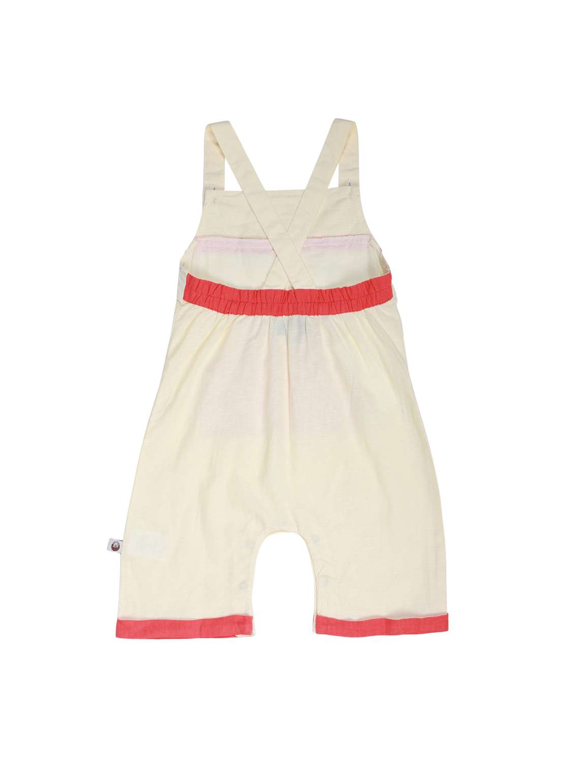 kids cream color blocked romper - 22179955 -  Standard Image - 3