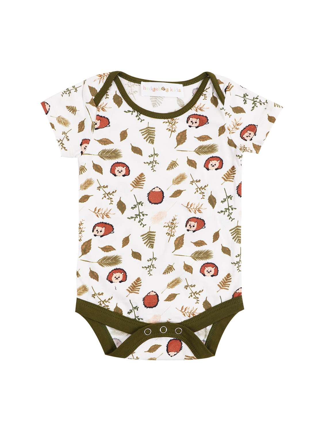 kids printed short sleeve onesies 