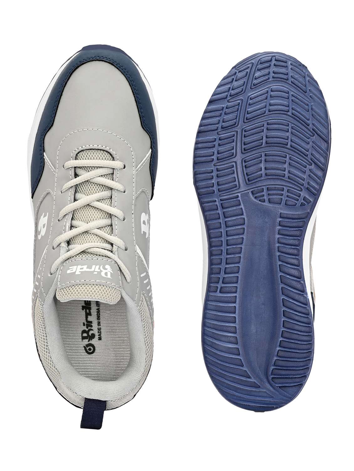 men grey lace up sport shoe - 22179975 -  Standard Image - 5