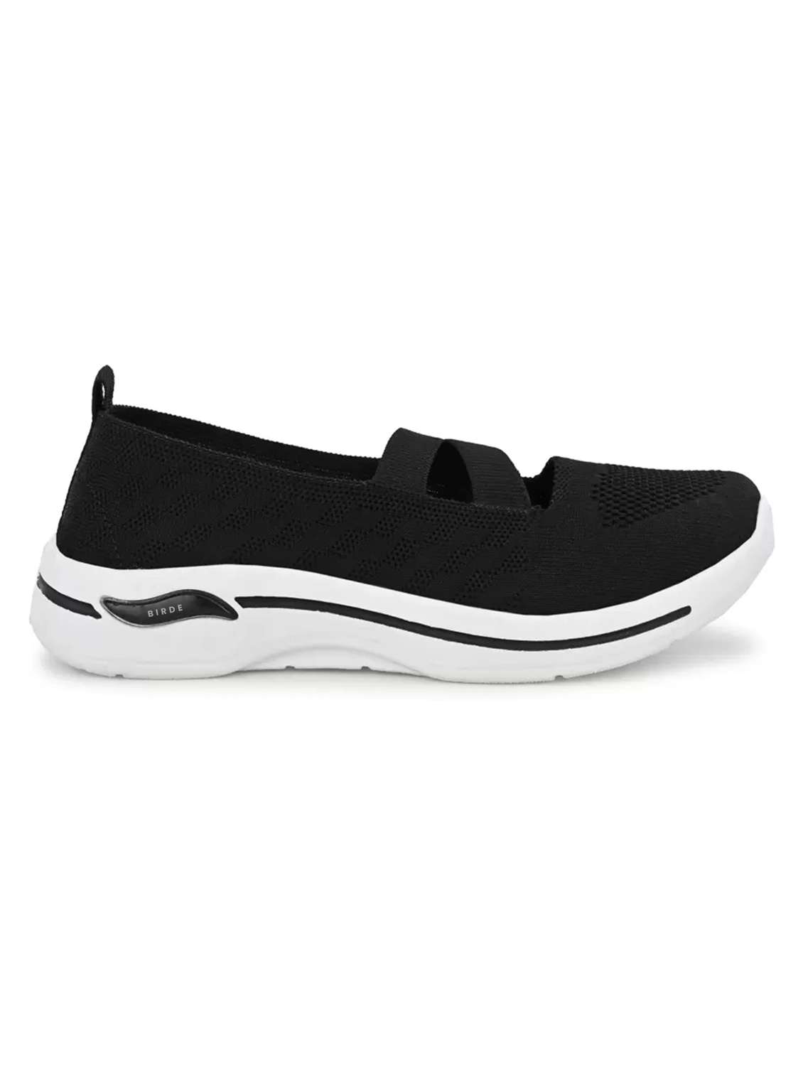 women black slip on casual shoe - 22179980 -  Standard Image - 3