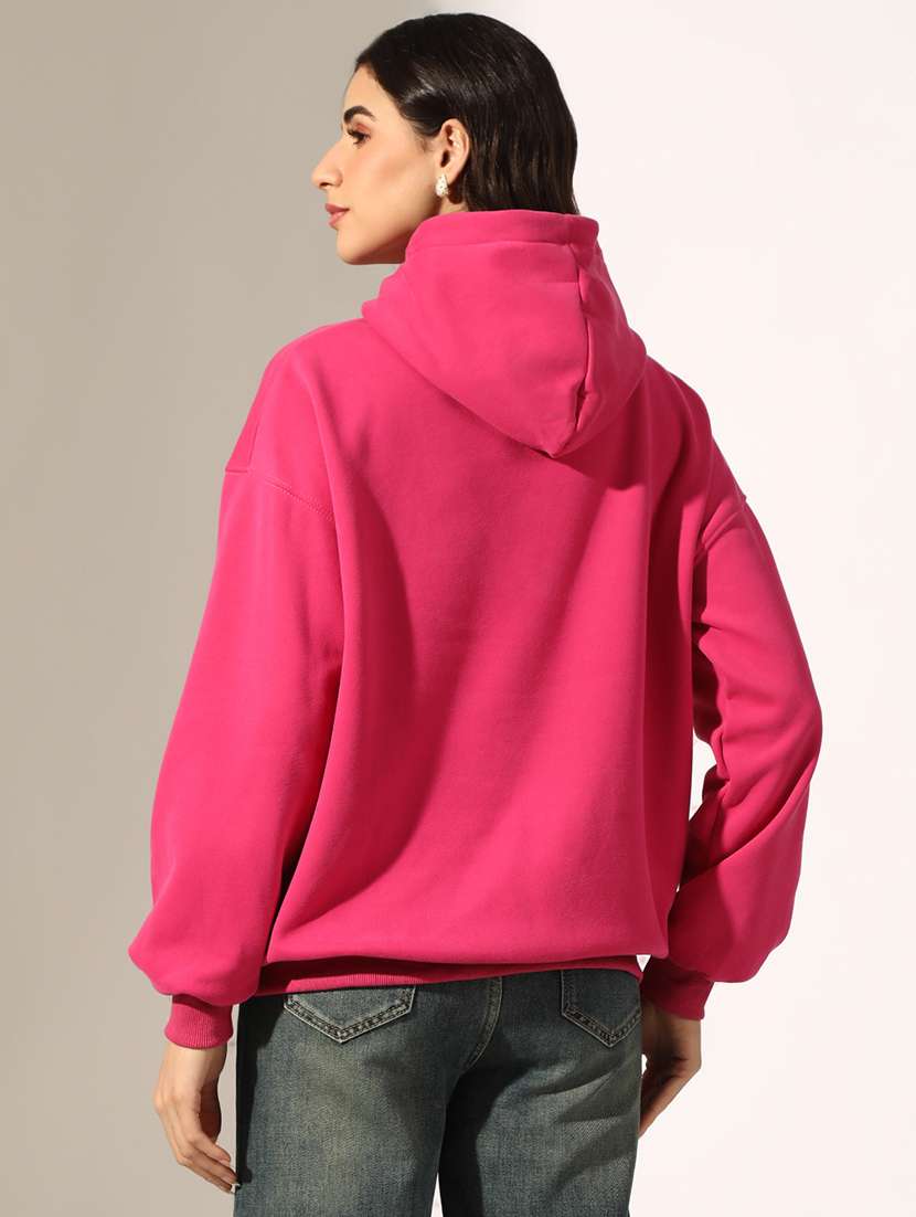 Women Printed Long Sleeve Hooded Sweatshirt - 22179982 -  Standard Image - 3