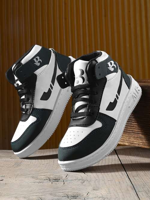 boys lace up high ankle sneaker - 22179995 -  Standard Image - 0