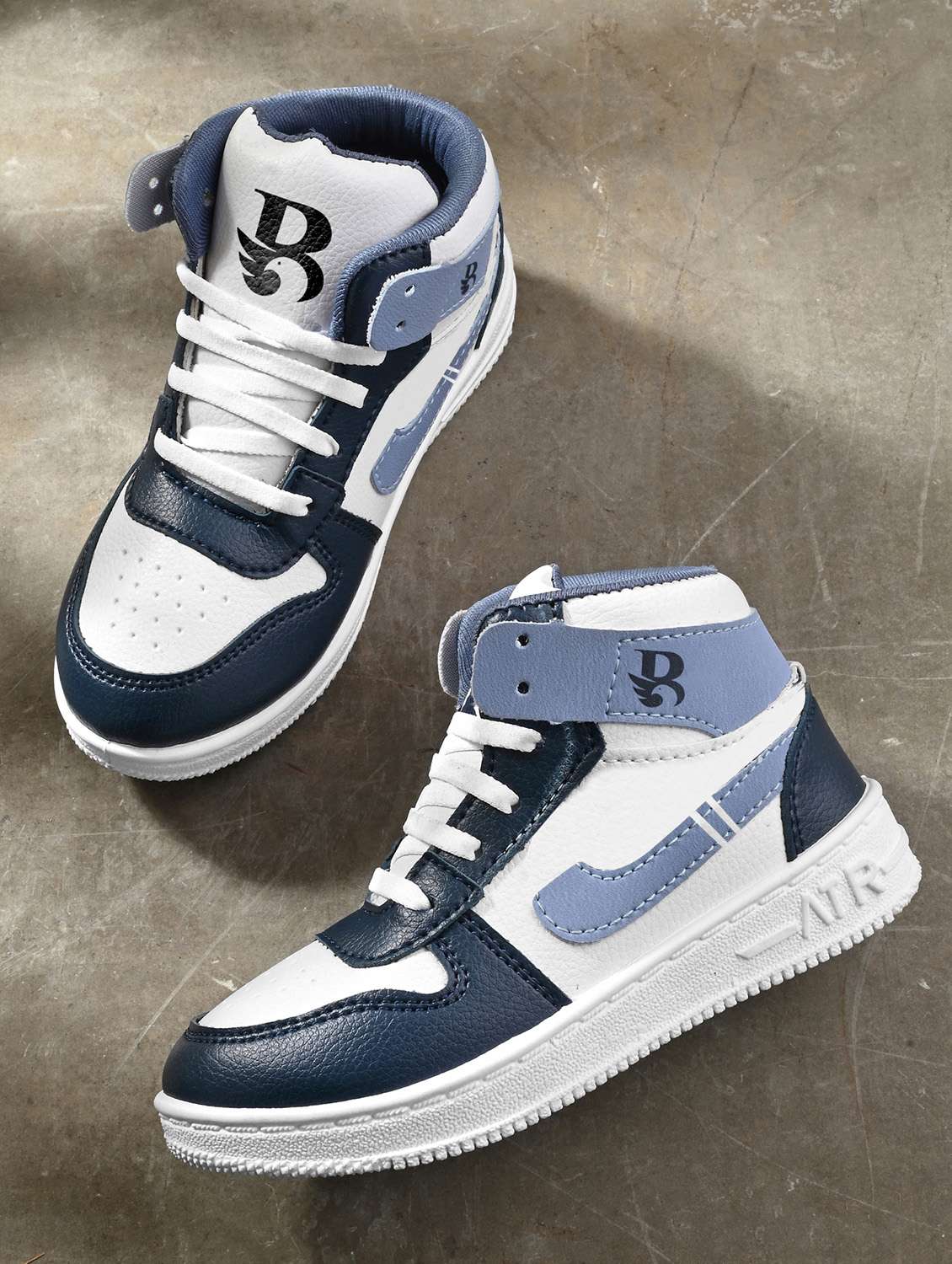 boys lace up high rise sneaker