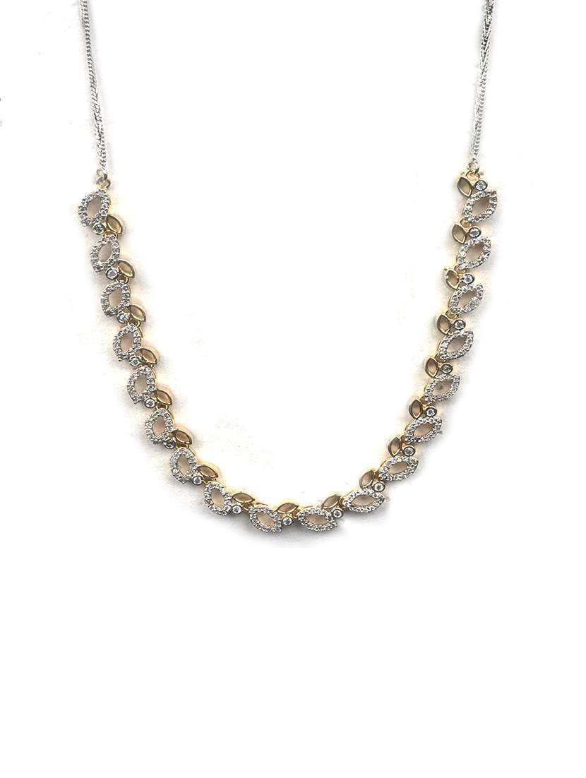 silver gold plated ad bela necklace set - 22180004 -  Standard Image - 3