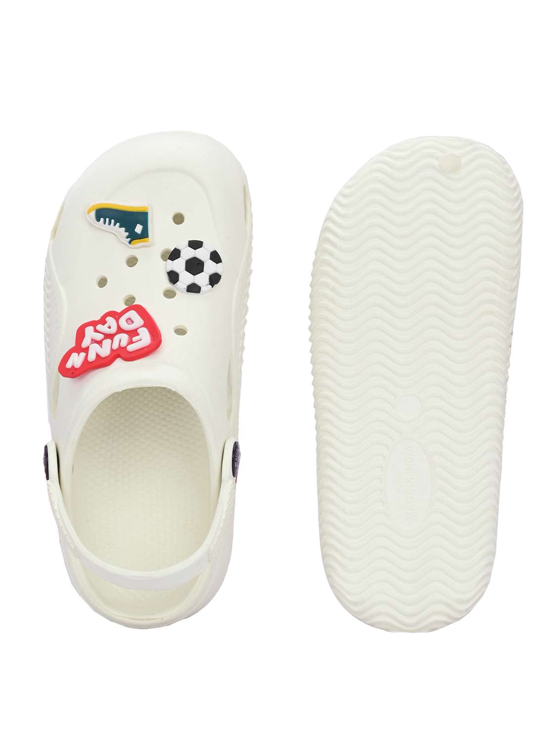 boys white solid slip on clog - 22180026 -  Standard Image - 5