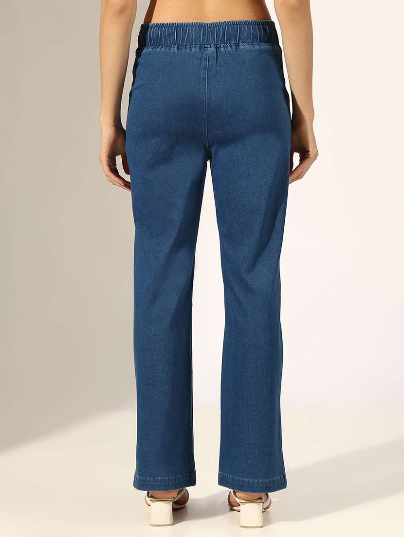 women solid mid rise straight fit jean - 22180033 -  Standard Image - 3