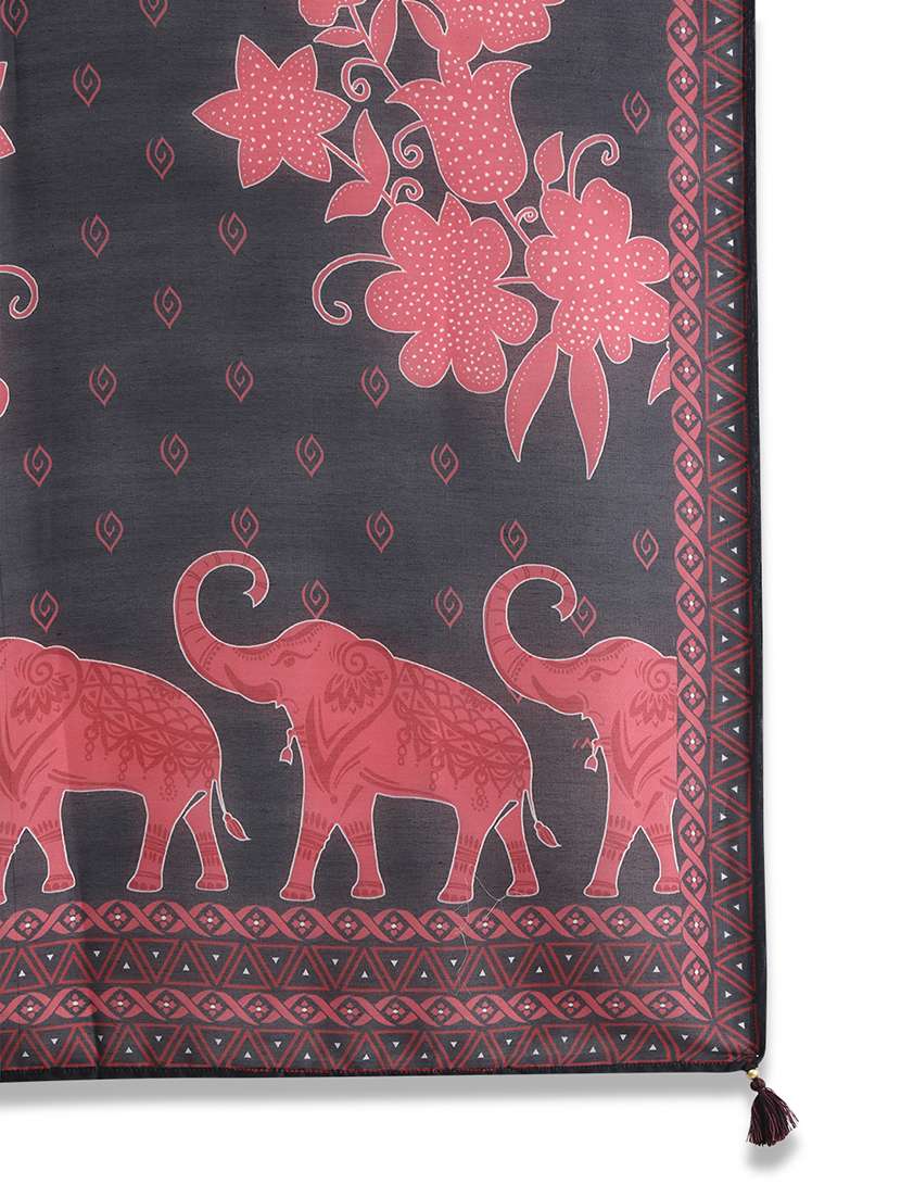 Women Printed Three Quarter Sleeve Kurta Pant With Dupatta Set - 22180037 -  Standard Image - 8