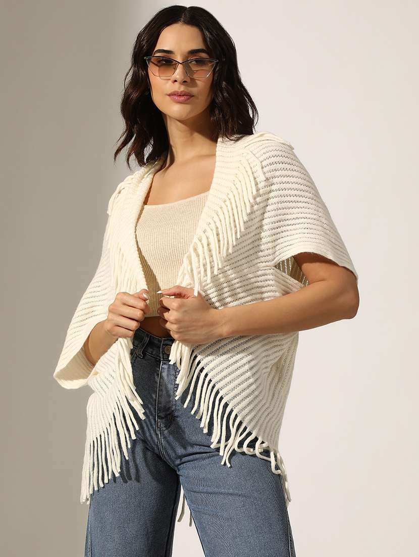 women self designed poncho