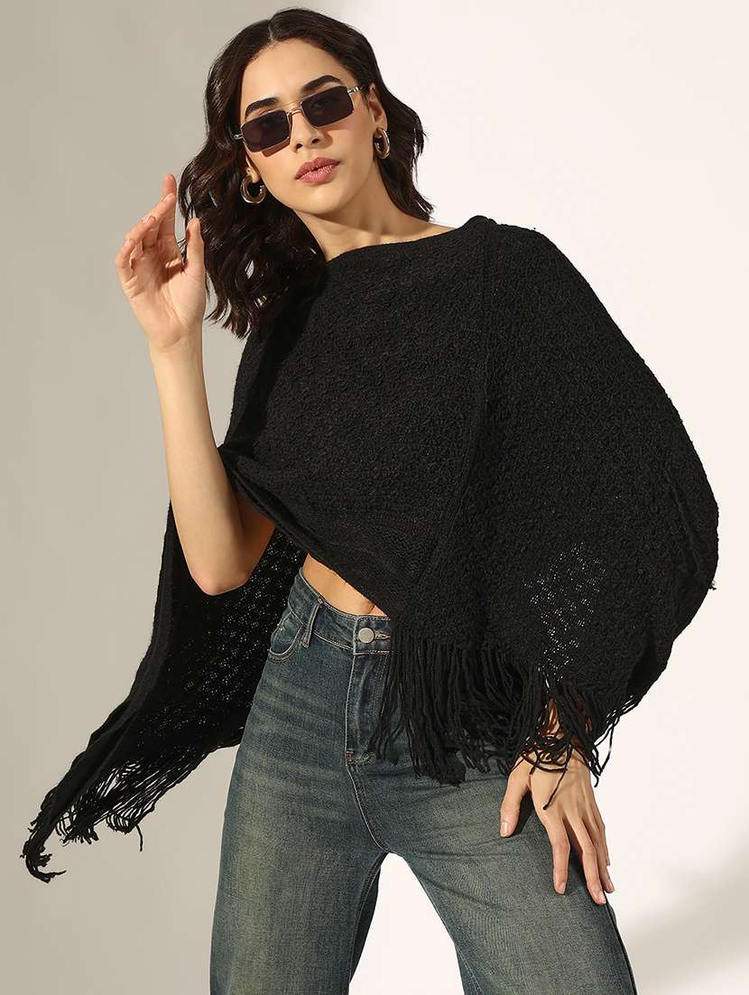 women self designed poncho