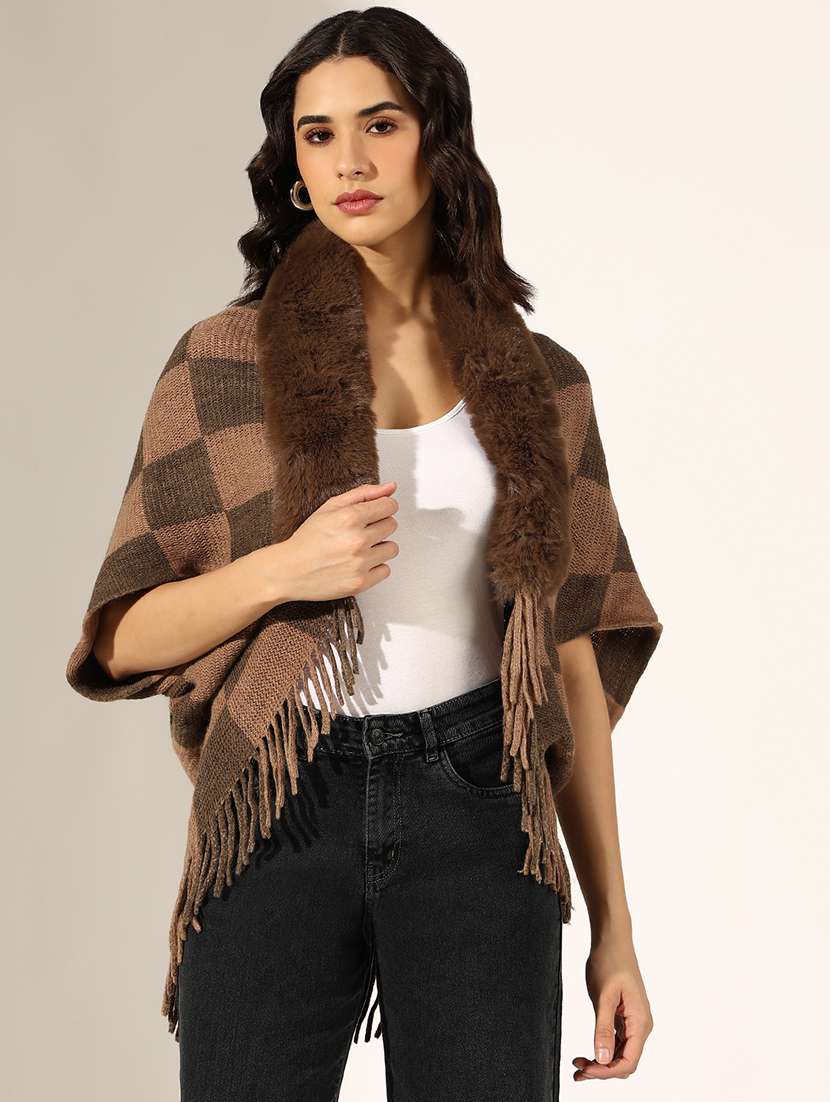 women self designed poncho