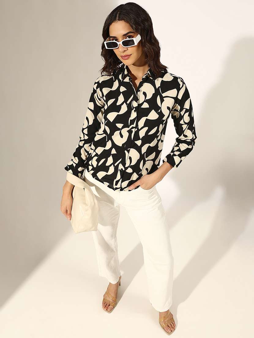 women collared long sleeve regular shirt - 22180095 -  Standard Image - 3