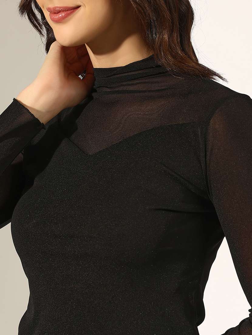 women solid long sleeve regular top - 22180163 -  Standard Image - 5