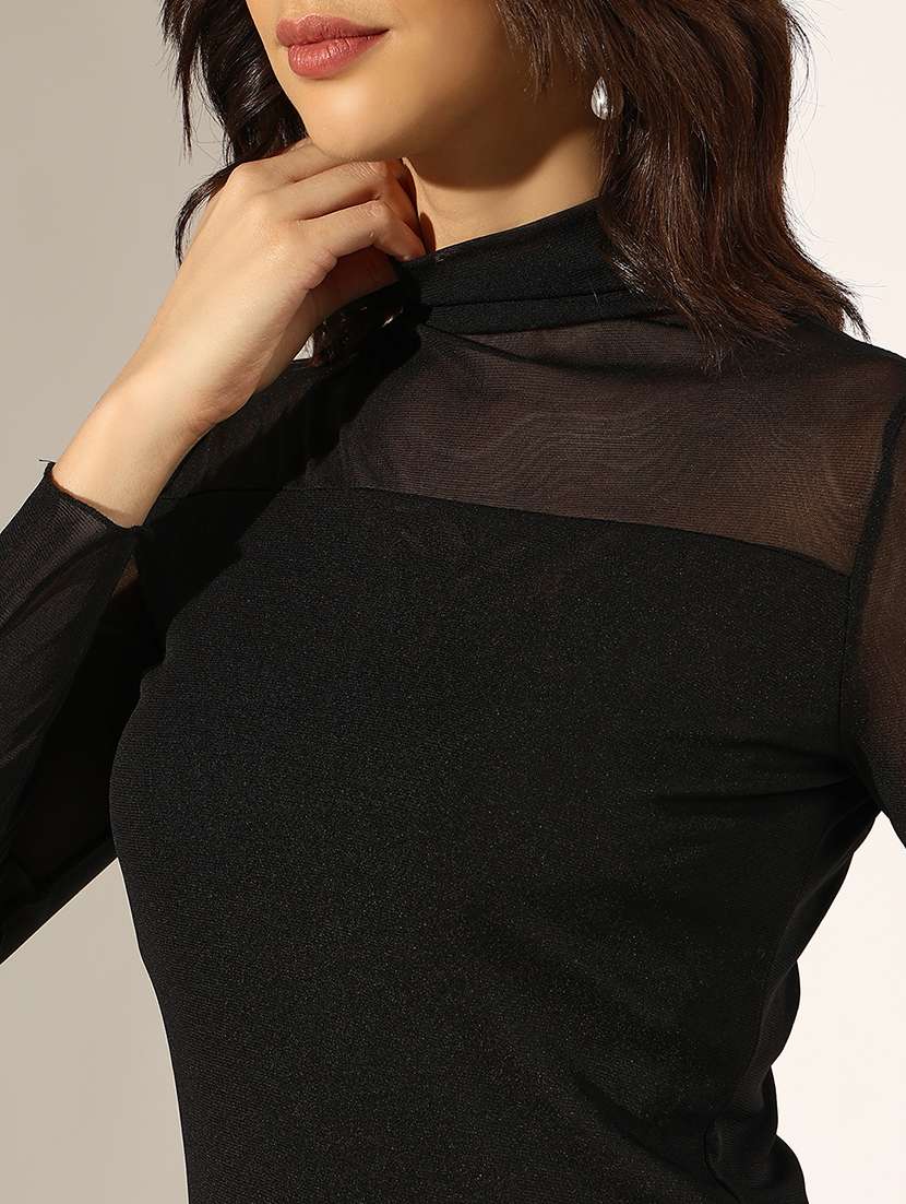 women solid long sleeve regular top - 22180182 -  Standard Image - 5