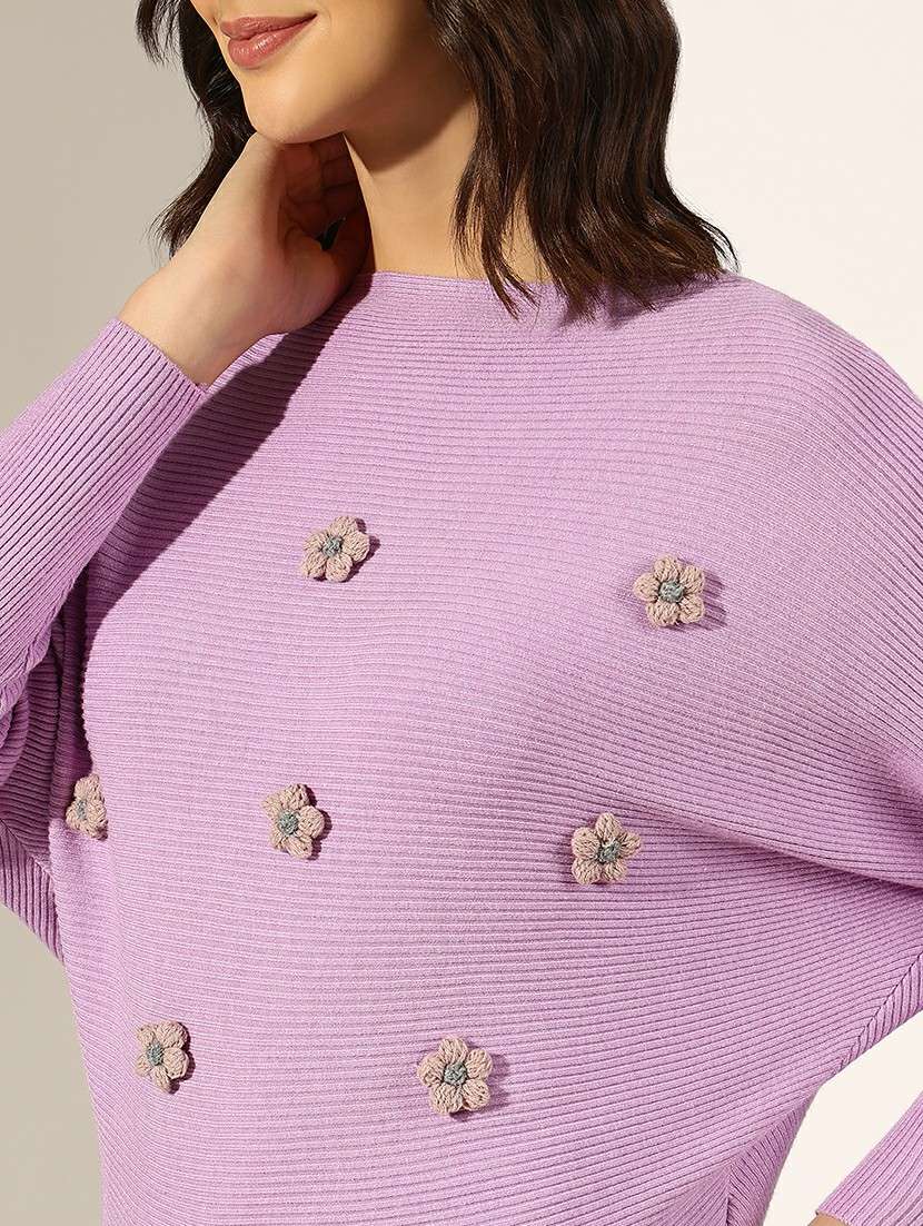 women embroidered long sleeve regular top - 22180186 -  Standard Image - 5