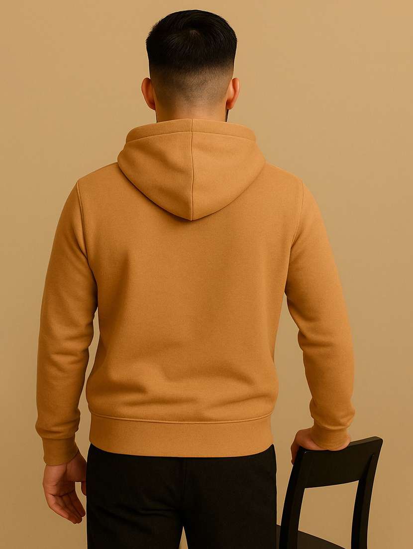 men printed long sleeve hooded sweatshirt - 22180235 -  Standard Image - 3