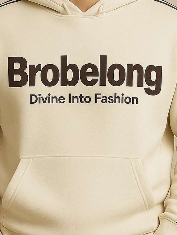 men printed long sleeve hooded sweatshirt - 22180236 -  Standard Image - 3