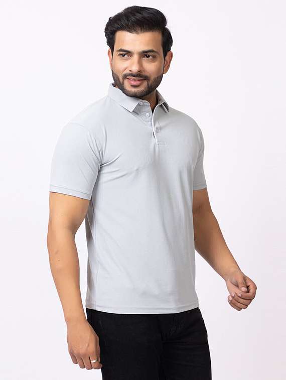 men pack of 3 solid short sleeve polo t-shirt - 22180248 -  Standard Image - 3