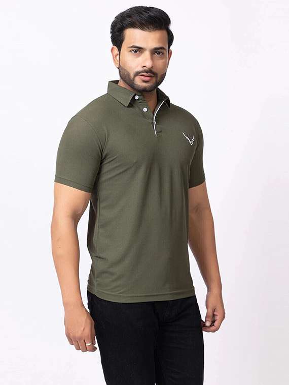 men pack of 3 solid short sleeve polo t-shirt - 22180252 -  Standard Image - 3