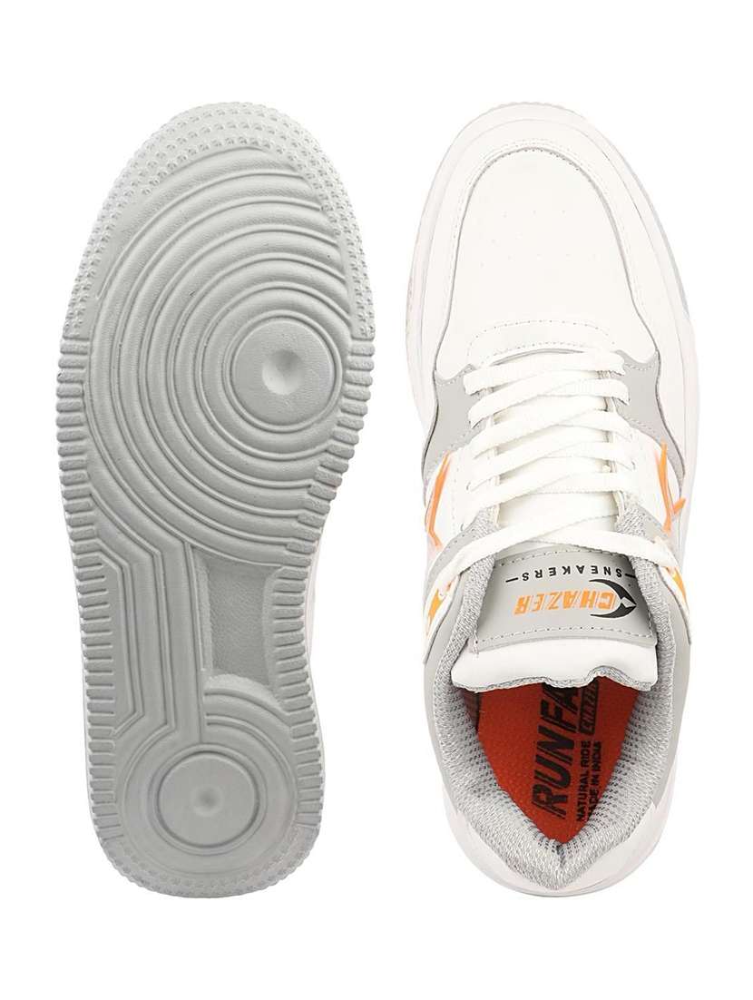 men white lace up sneaker - 22180261 -  Standard Image - 3