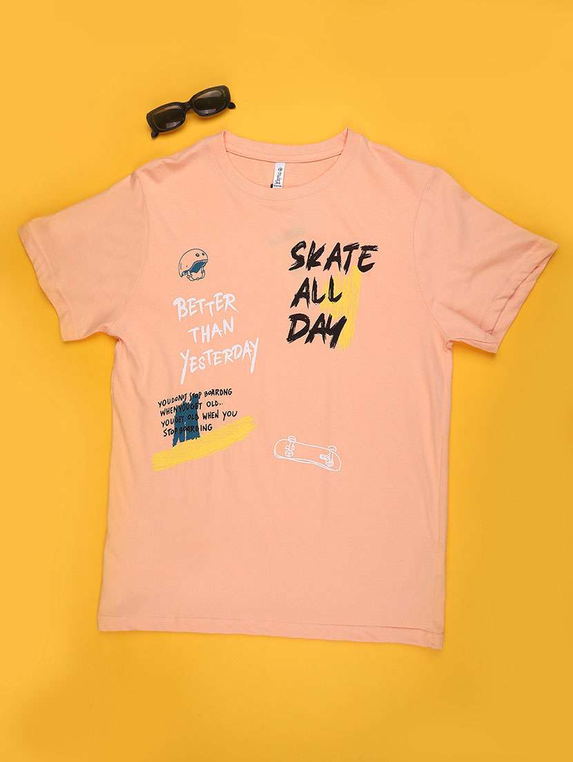 boys printed short sleeve t-shirt