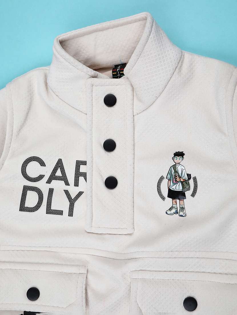 boys printed long sleeve sweatshirt - 22180525 -  Standard Image - 3