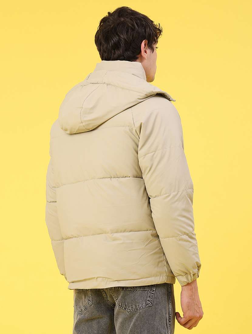 men solid long sleeve lightweight puffer jacket - 22180643 -  Standard Image - 3