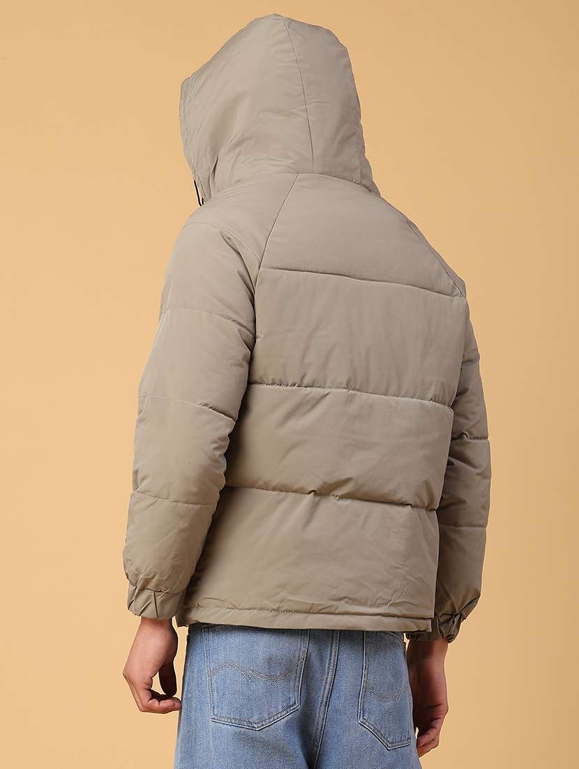 men solid long sleeve lightweight puffer jacket - 22180644 -  Standard Image - 3