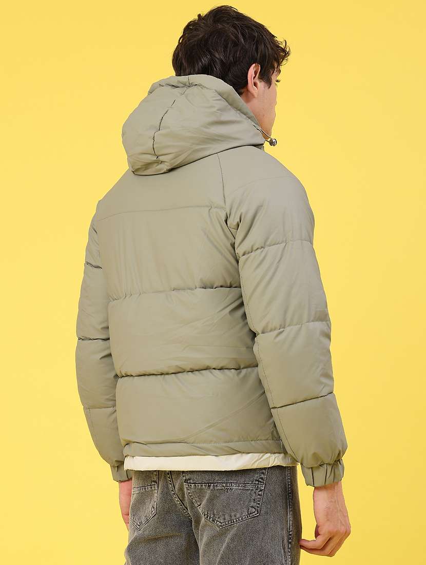 men solid long sleeve lightweight puffer jacket - 22180699 -  Standard Image - 3