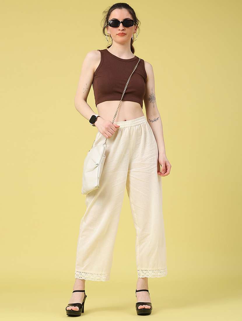 women solid sleeveless tank tee  - 22180711 -  Standard Image - 5