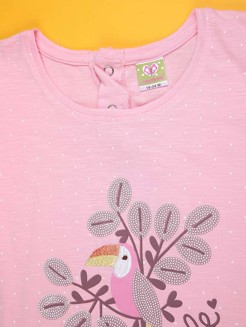 kids printed round neck twin set - 22180719 -  Standard Image - 3