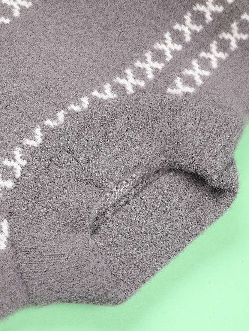 boys self designed long sleeve sweater - 22180759 -  Standard Image - 3