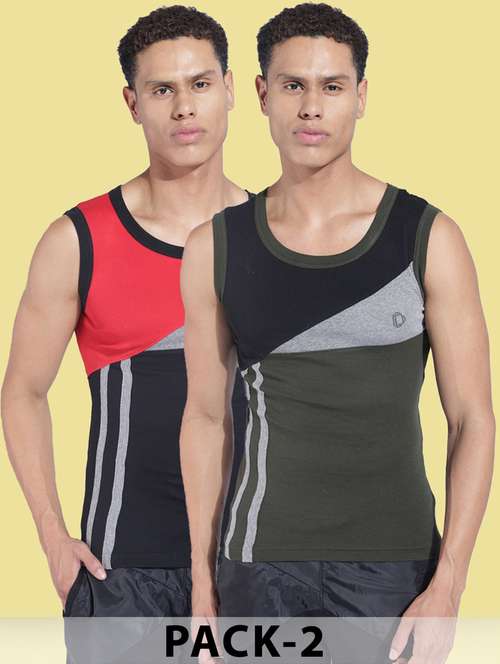 men sleeveless vest pack of 2 - 22181111 -  Standard Image - 0