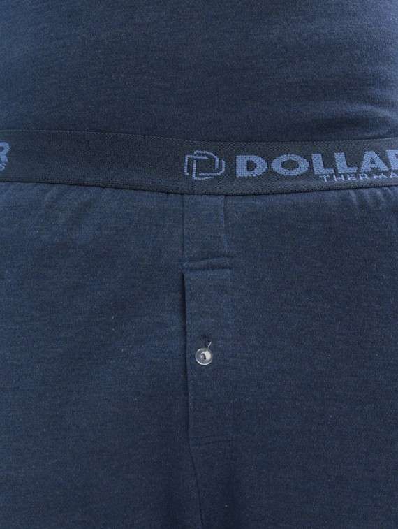 men solid mid rise thermal bottom - 22181150 -  Standard Image - 3