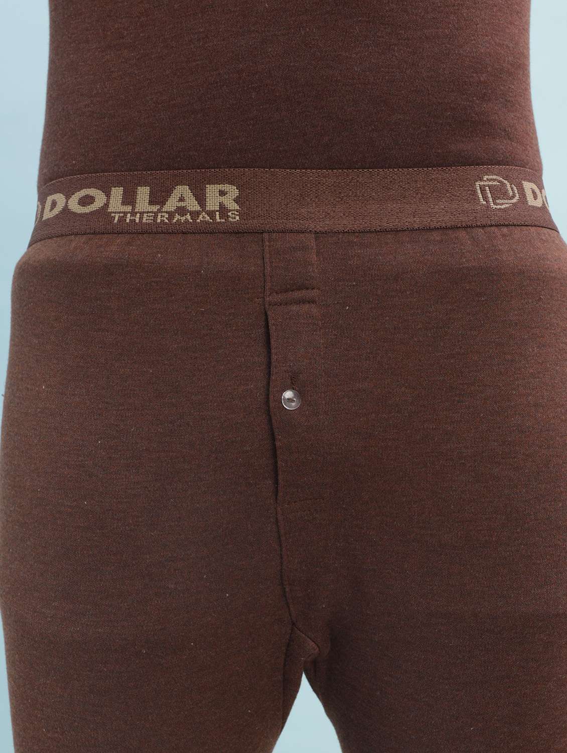 men solid mid rise thermal bottom - 22181151 -  Standard Image - 3