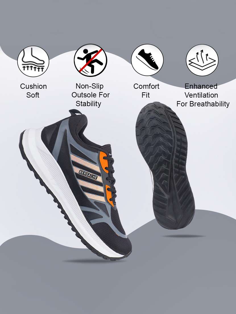 men solid lace up sport shoe - 22181183 -  Standard Image - 3