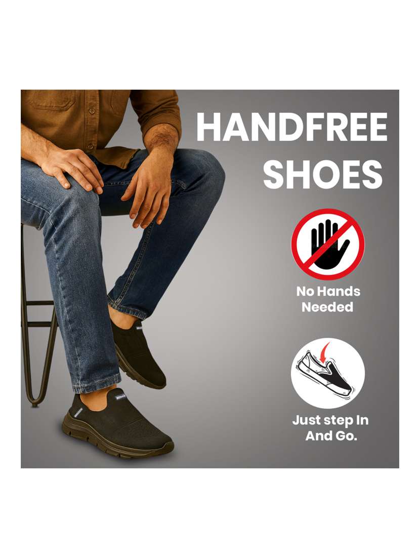 men solid slip on sport shoe - 22181185 -  Standard Image - 3